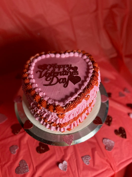 Heart shape cake