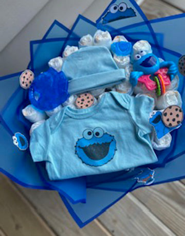 Diaper Bouquet Baby shower gift